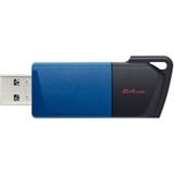 Kingston DataTraveler Exodia M 64 Go, Clé USB Bleu/Noir, USB-A 3.2 Gen 1