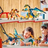 LEGO Ninjago - Le dragon élémentaire contre le robot de l’impératrice, Jouets de construction 71796