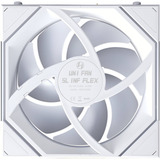 Lian Li Lian Li UNI FAN SL-INF FLEX 120 WL 3 R ventilateurs de boîtier RGB  Blanc, 3 pièces, 120 x 124 x 28 mm, PWM