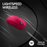 Logitech G PRO X SUPERLIGHT 2, Souris gaming Magenta, 100 - 32.000 dpi