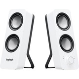 Logitech Z200 Blanc Avec fil 5 W, Haut-parleur PC Blanc, 2.0 canaux, Avec fil, 5 W, 120 - 20000 Hz, Blanc