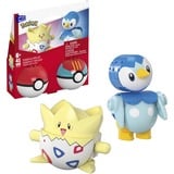 Mattel Pokémon – Coffret Togepi et Tiplouf, Jouets de construction Jeu de construction, 6 an(s), Plastique, 41 pièce(s), 152 g
