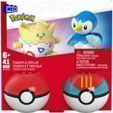 Mattel Pokémon – Coffret Togepi et Tiplouf, Jouets de construction Jeu de construction, 6 an(s), Plastique, 41 pièce(s), 152 g