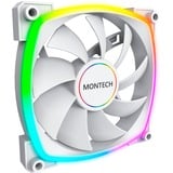 Montech AX140 PWM 140x140x25 ventilateur de boîtier RGB  Blanc, 140 x 140 x 25 mm