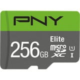 PNY P-SDU256V11100EL-GE, Carte mémoire Gris/Vert