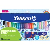 Pelikan Colorella Star C 302 - Fine + Pastel, Stylo 24 pièces
