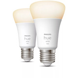 Philips Hue White A60 Lampe intelligente E27 Pack double 1100 lm, Lampe à LED 