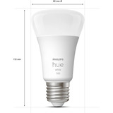 Philips Hue White A60 Lampe intelligente E27 Pack double 1100 lm, Lampe à LED 