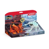 Schleich Eldrador - scarabée de glace contre pieuvre de feu, Figurine 70826