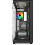 Sharkoon ELITE SHARK CA500 Reconditionné boîtier midi tower Noir | 2x USB-A | 1x USB-C | RGB | Verre Trempé