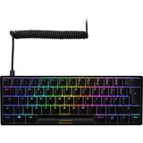 Sharkoon SGK50 S4 clavier USB QWERTZ Allemand Noir, clavier gaming Noir, Layout DE, Kailh Red, 60%, USB, QWERTZ, LED RGB, Noir