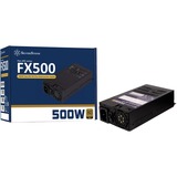SilverStone SilvStone SST-FX500-G alimentation 500 watt Noir, 2x PCIe, 500 W, 90 - 264 V, 47 - 63 Hz, Actif, 90 W, 500 W
