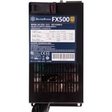 SilverStone SilvStone SST-FX500-G alimentation 500 watt Noir, 2x PCIe, 500 W, 90 - 264 V, 47 - 63 Hz, Actif, 90 W, 500 W