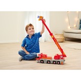 Simba Sam le pompier grue de sauvetage 2-en-1, Jeu véhicule Rouge/Jaune