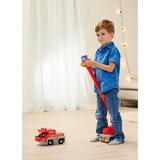 Simba Sam le pompier grue de sauvetage 2-en-1, Jeu véhicule Rouge/Jaune