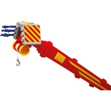 Simba Sam le pompier grue de sauvetage 2-en-1, Jeu véhicule Rouge/Jaune