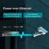 TP-Link TL-SF1008LP commutateur réseau Non-géré Fast Ethernet (10/100) Connexion Ethernet, supportant l'alimentation via ce port (PoE) Noir, Switch Non-géré, Fast Ethernet (10/100), Full duplex, Connexion Ethernet, supportant l'alimentation via ce port (PoE), Montage mural