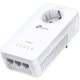 TP-Link TL-WPA8631P Adaptateur réseau CPL 300 Mbit/s Ethernet/LAN Wifi Blanc 1 pièce(s), Répéteur 300 Mbit/s, IEEE 802.11n, IEEE 802.11a, IEEE 802.11ac, IEEE 802.11b, IEEE 802.11g, Type E / F, Gigabit Ethernet, 10,100,1000 Mbit/s, Wi-Fi 5 (802.11ac)