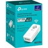 TP-Link TL-WPA8631P Adaptateur réseau CPL 300 Mbit/s Ethernet/LAN Wifi Blanc 1 pièce(s), Répéteur 300 Mbit/s, IEEE 802.11n, IEEE 802.11a, IEEE 802.11ac, IEEE 802.11b, IEEE 802.11g, Type E / F, Gigabit Ethernet, 10,100,1000 Mbit/s, Wi-Fi 5 (802.11ac)