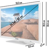 Telefunken XH24SN550MV-W 24" TV LED Blanc