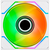 Thermaltake SWAFAN 120 EX INFINITY ventilateurs de boîtier RGB  Blanc, 3 pièces, 124 x 120 x 28 mm, PWM