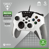 Turtle Beach Recon Noir, Gris, Blanc USB Manette de jeu PC, Xbox, Xbox One, Xbox Series S, Xbox Series X Blanc, Manette de jeu, PC, Xbox, Xbox One, Xbox Series S, Xbox Series X, Croix directionnelle, Touche Options, Avec fil, USB, USB Type-A