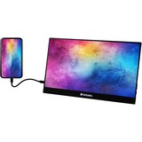 Verbatim 49590 écran plat de PC 35,6 cm (14") 1920 x 1080 pixels Full HD LCD Noir Moniteur  Noir, 35,6 cm (14"), 1920 x 1080 pixels, Full HD, LCD, 6 ms, Noir