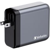 Verbatim GNC-140 Universel Noir, Gris Secteur Charge rapide Intérieure Gris, 3x USB-C, 1x USB-A, Intérieure, Secteur, 20 V, Noir, Gris