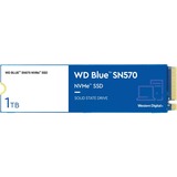 WD Blue SN570, 1 To, SSD Bleu/Blanc, WDS100T3B0C, M.2 2280, PCIe Gen3 x4