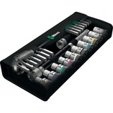 Wera 8100 SC 9 Ensemble de cliquets Zyklop Speed, en pouces, 28 pièces, Set d'outils Noir/Vert