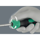 Wera Kraftform Kompakt 25 RA-R avec sac, Set d'embouts de vissage Noir/Vert