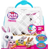 ZURU Pets Alive Mama Bunny Surprise, Peluche Pets Alive Mama Bunny Surprise, Peluche lapin, 3 an(s), Interactif, Sonore, AAA, Piles fournies