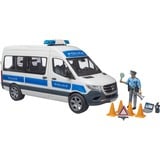 bruder Fourgon de police Mercedes-Benz Sprinter avec éclairage et sonorisation, Modèle réduit de voiture 