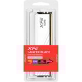ADATA LANCER BLADE RGB DDR5 module de mémoire 16 Go 1 x 16 Go ECC, Mémoire vive Blanc, 16 Go, 1 x 16 Go, DDR5, 6400 MHz, 288-pin DIMM