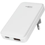 Ansmann Chargeur mural USB-C 265PD / 3 A / 65 W / 2 ports Blanc, 1x USB-C, 1x USB-A