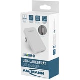Ansmann Chargeur mural USB-C 265PD / 3 A / 65 W / 2 ports Blanc, 1x USB-C, 1x USB-A