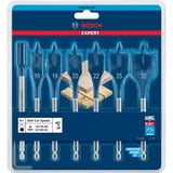 Bosch 2 608 900 334 foret Embout de perçage plat 7 pièce(s), Jeu de mèches de perceuse Perceuse, Embout de perçage plat, Bois tendre, Bleu, Gris, 235 mm, 215 mm