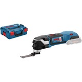 Bosch GOP 18V-28 Professional Lithium-Ion (Li-Ion) Noir, Bleu, Rouge, Outil de multi fonction bleu/Noir, 8000 tr/min, 20000 tr/min, 1,4°, Noir, Bleu, Rouge, 3,4 m/s², 8,6 m/s²