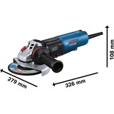 Bosch GWS 17-150 PS PROFESSIONAL meuleuse d'angle 15 cm 9700 tr/min 1700 W 2,4 kg Bleu/Noir, 9700 tr/min, 15 cm, Secteur, 2,4 kg