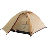 Coleman Darwin 3 Summer, Tente Beige/rouge foncé