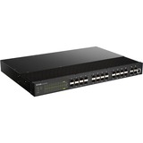 D-Link DIS-700G-28XS commutateur réseau Géré L2+ 1U Noir, Switch Géré, L2+, Grille de montage, 1U