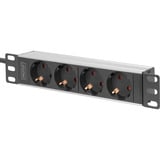 Digitus DN-95418, Multiprise Noir/en aluminium