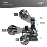 Digitus Dispositif de séparation de fibre optique, Outil de montage Noir