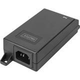 Digitus Injecteur Gigabit Ethernet PoE+, 802.3at 30 W, PoE-Injecteur Noir