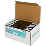 Dymo D1 étiquettes autocollantes authentiques | impression en noir sur fond blanc | 12 mm x 7 m | pour étiqueteuses LabelManager | 10 rouleaux, Ruban Noir, Imprimante d'étiquette adhésive, LabelManager 100, LabelManager 100PLUS, LabelManager 120P, LabelManager 150, LabelManager 160,..., 1,2 cm, 7 m, 300 g