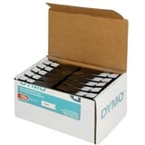 Dymo Value Pack Blanc Imprimante d'étiquette adhésive, Ruban Blanc, Imprimante d'étiquette adhésive, DP1, Amovible, LabelPoint 200, LabelPoint 350, LabelManager 100, LabelManager 100PLUS, LabelManager 120P,..., 1,2 cm