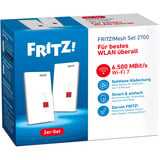 FRITZ! Ensemble mesh 2700 pack de 2, Répéteur Blanc/gris