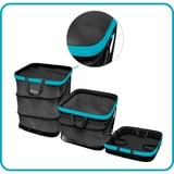 GARDENA Sac à déchets de jardin rectangulaire, taille L, Sack Noir/Turquoise, Jusqu'à 220 litres
