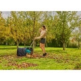 GARDENA Sac à déchets de jardin rectangulaire, taille L, Sack Noir/Turquoise, Jusqu'à 220 litres