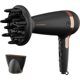 Grundig HD 7081 2100 W Noir, Rose doré, Sèche-cheveux Noir/Or rose, Noir, Rose doré, Orifice de suspension, 1,8 m, 2100 W